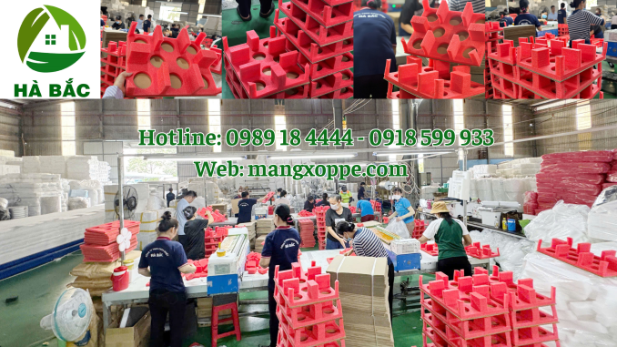 Mút xốp pe foam định hình