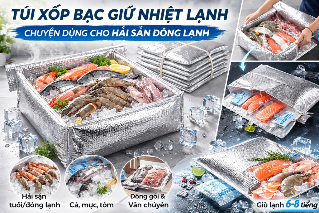 Túi xốp tráng bạc giữ nhiệt