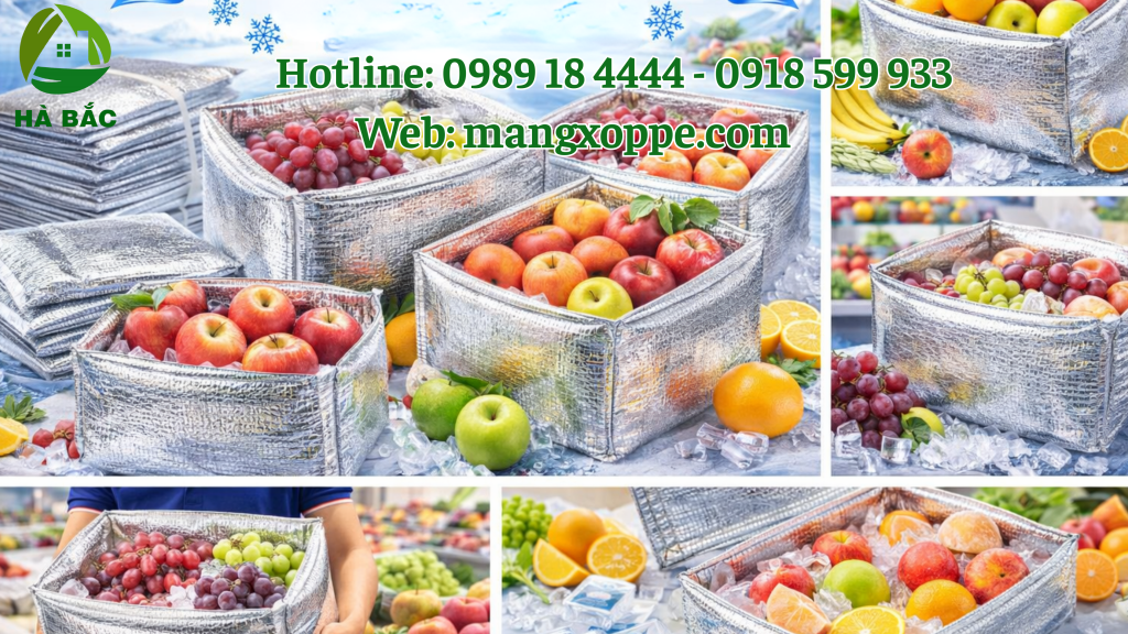 Túi Xốp Bạc Giữ Nhiệt Niêm Phong