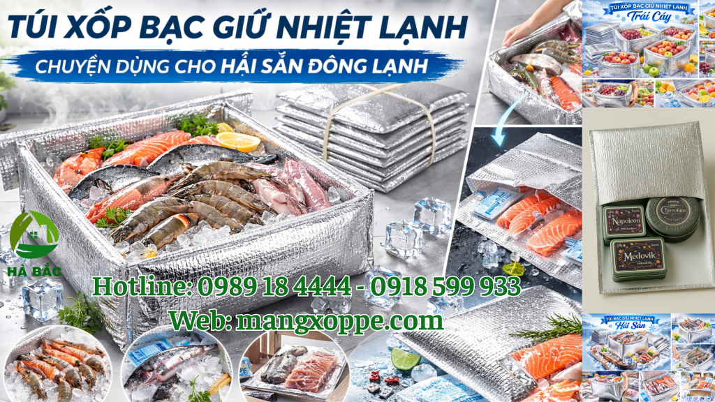 túi xốp bạc giữ nhiệt