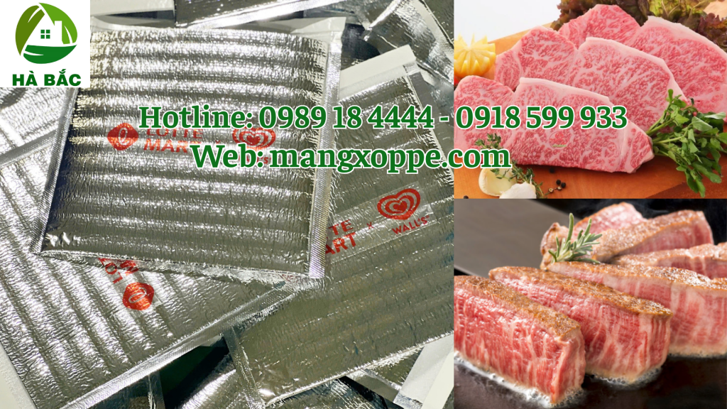 Túi xốp bạc giữ nhiệt hải sản
