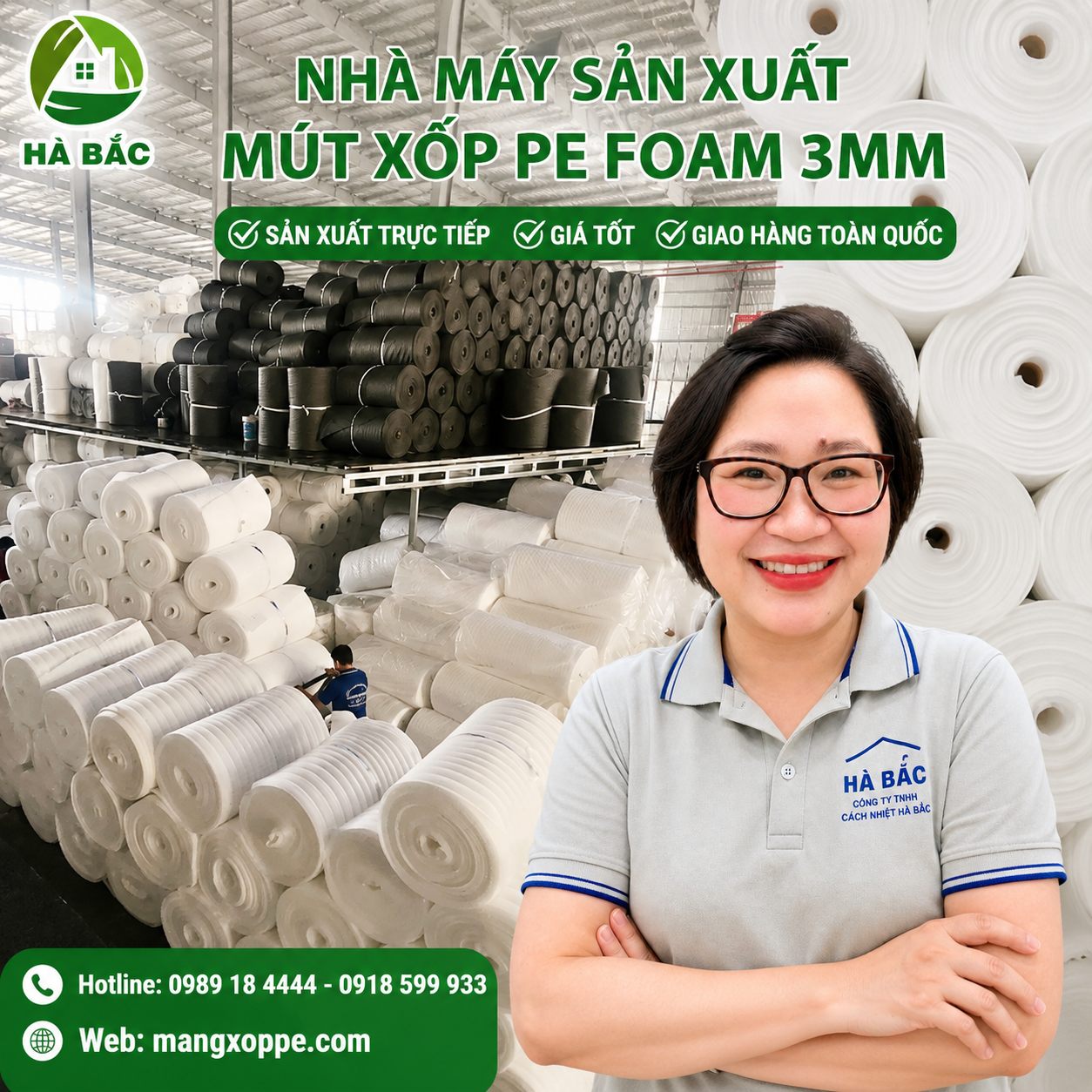 Mút xốp pe foam 3mm giá rẻ
