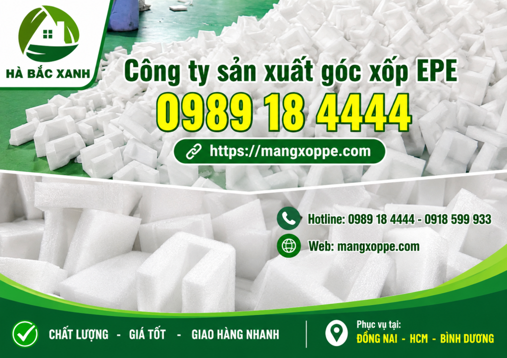 Góc xốp pe foam giá rẻ,