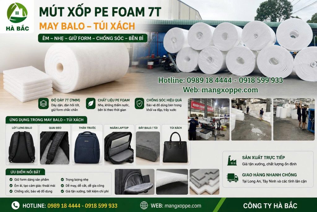 mút xốp pe foam 7T mút xốp pe foam 7T