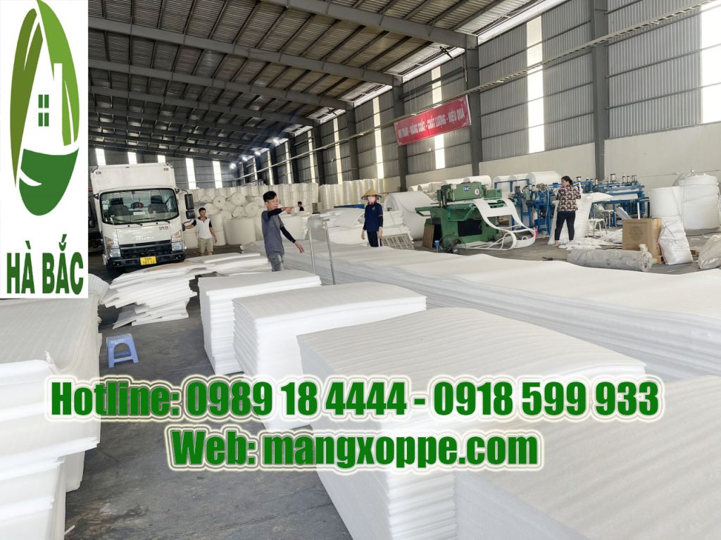 Cuộn mút xốp pe foam 5mm Cuộn mút xốp pe foam 5mm